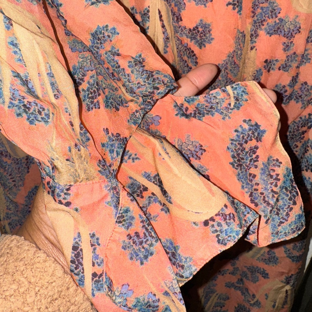 ✨ H&M Conscious Exclusive Floral Midi Dress – Size 10 (Fits M) ✨ - Picture 11 of 13